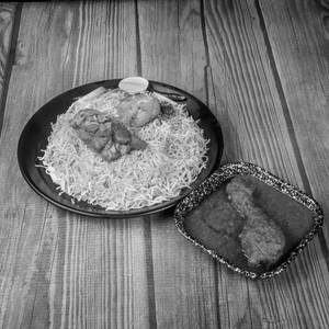 Chicken Chaap With Mutton Biryani                 