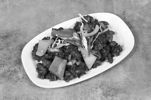 Chilli mushroom dry gravy