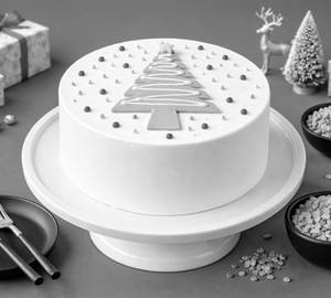 Christmas Specials Snowy Pearls Butterscotch Cake [500 Gms]