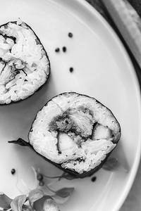 Teriyaki Chicken Pickled Beetroot Sushi
