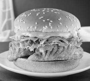 Veg momo burger