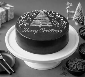 Christmas Special Snow Kissed Chocolate Truffle Cake [500 Gms]