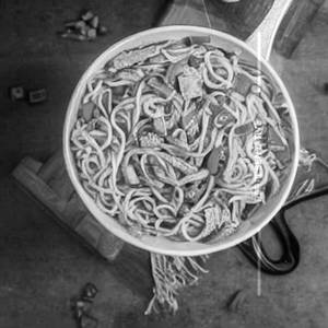 Schezwan egg noodles