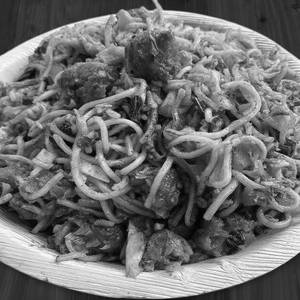 Veg manchurian noodles
