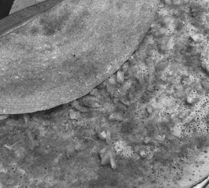Podi onion masala dosa