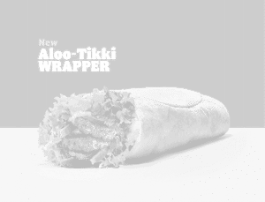 Aloo Tikki Wrap