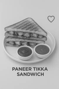 Paneer Tikka Sandwich (100% Restaurant Menu Price)