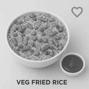 Veg Fried Rice (100% Restaurant Menu Price)