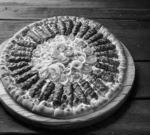Chicken Kabab Pizza