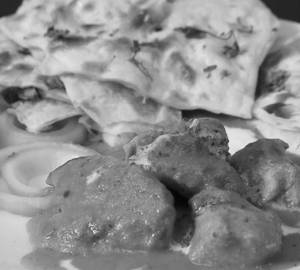 Baby Butter Naan With Chicken Butter Masala