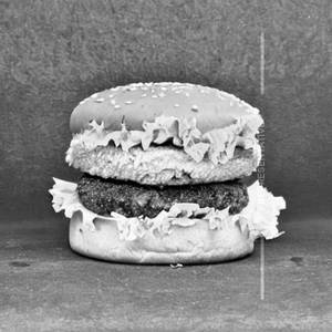 Mushroom patty burger