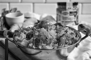 Veg Manchurian+Veg Chowmein