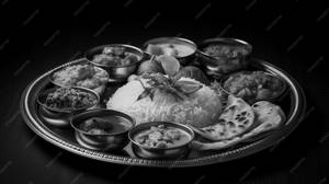 Chutney Flakes Premium Thali
