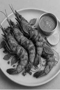 Thai Basil Chilli Tiger Prawns
