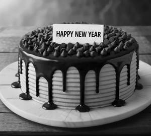 New happy years Chocolate Cake 500Gm