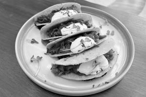 Mushroom & Cheese Tacos