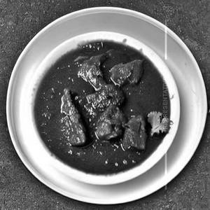 Mutton Fry Semi Gravy( Boneless)