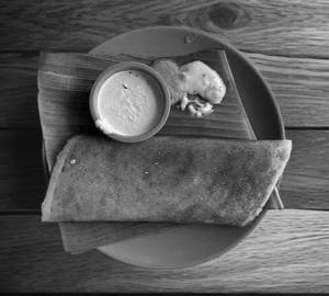 Ghee karam dosa [plate]