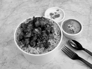 Fry Piece Prawns Biryani