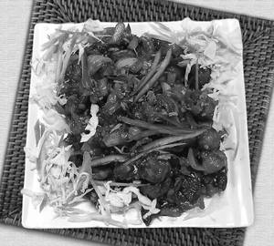 Chilli mushroom dry