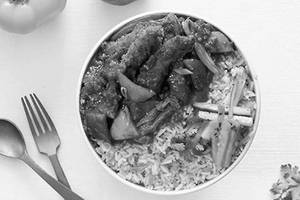 Korean Fried Chicken Rice Bowl