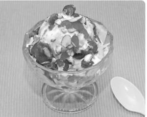 Fruit Salad With Ice Cream