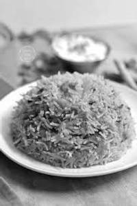 Plain biryani