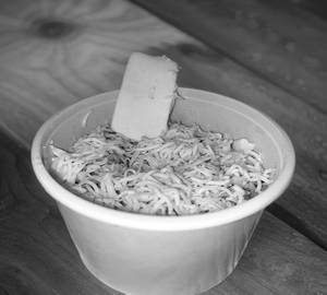 Plain butter maggi [serves 1]