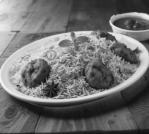 Chicken biriyani with 4 pcs chicken 65