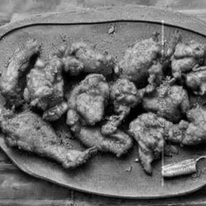 Chicken fry .                    