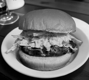 Chicken cheese paneer burger