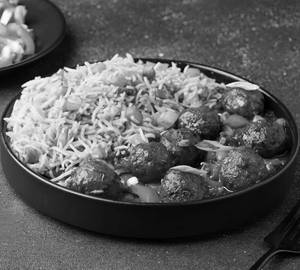 Fried Rice And Manchurian Gravy/Dry