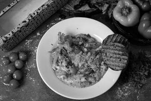 Veg Mushroom Al Funghi Pasta