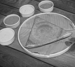 Ghee Roast Garlic Masala Dosa