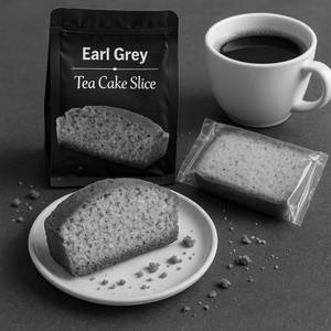 Earl Gray Tea Cake Slice