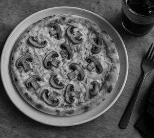 Mushroom Melt Pizza