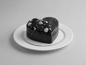 Chocolate Truffle Heart Cake Bento