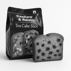 Cashew & Raisin Tea Cake Slice