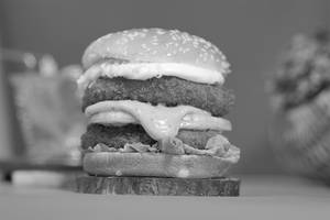 Cheese Double Tikki Burger