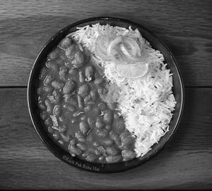 Rajma With Rice And Curd