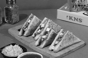 Cheese Spicy Paneer Grill Sandwich