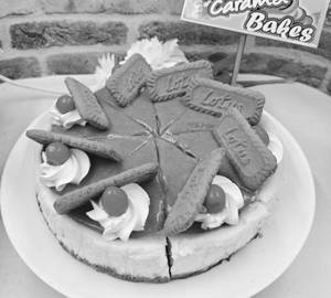 Lotus Biscoff Cheese Cake Slice