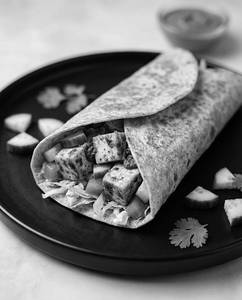 Chatpata Paneer Wrap