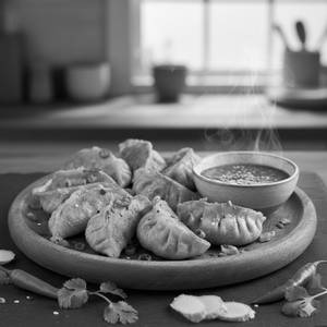Pan Fried Veg Momos