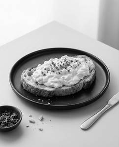 Creamy Scrambled Eggs Toast