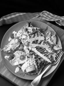 Grilled Chicken With Salads