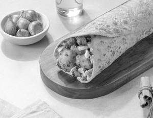 Chole Tikki Roll