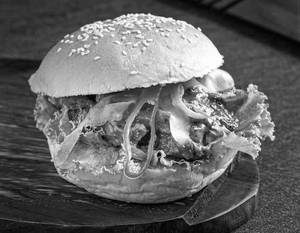 Garlic Chicken Strip Burger