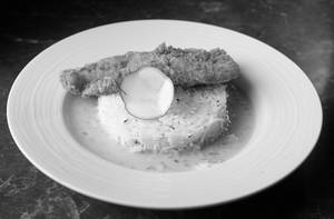 Crispy Fish Fillet With Herb Rice