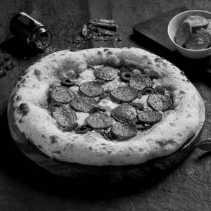 Loaded Lamb Pepperoni Pizza